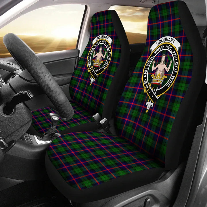 Scottish Urquhart Clan Crest Tartan Car Seat Covers 2