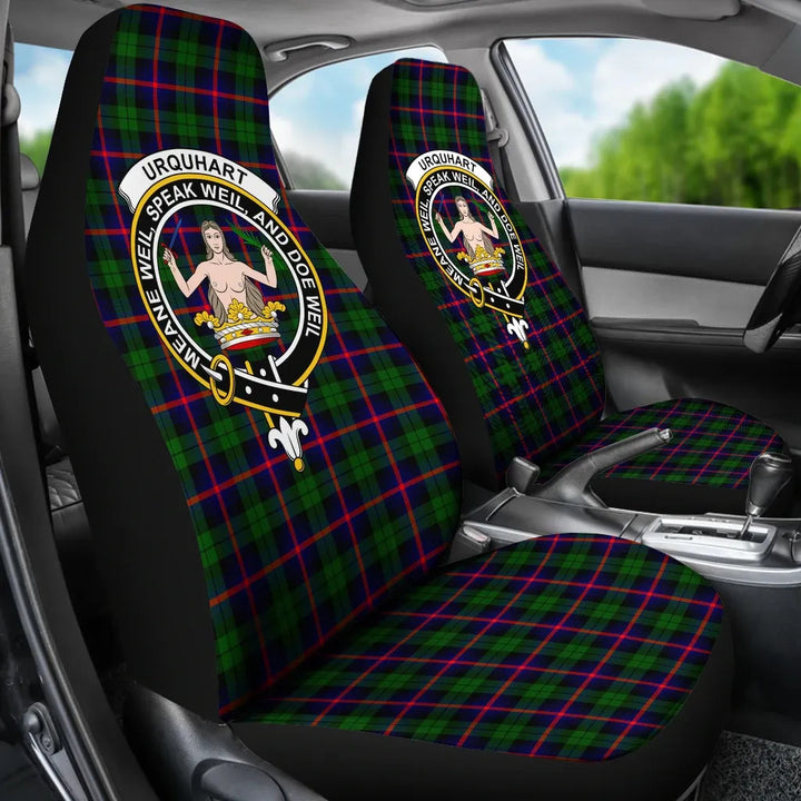 Scottish Urquhart Clan Crest Tartan Car Seat Covers 3