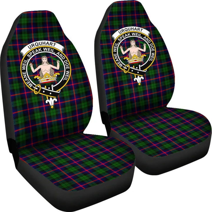 Scottish Urquhart Clan Crest Tartan Car Seat Covers 4