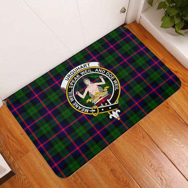 Scottish Urquhart Clan Crest Tartan Door Mat Tartan Plaid 3
