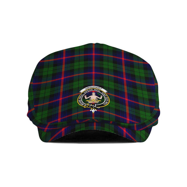 Scottish Urquhart Clan Crest Tartan Flat Cap Tartan Plaid 1