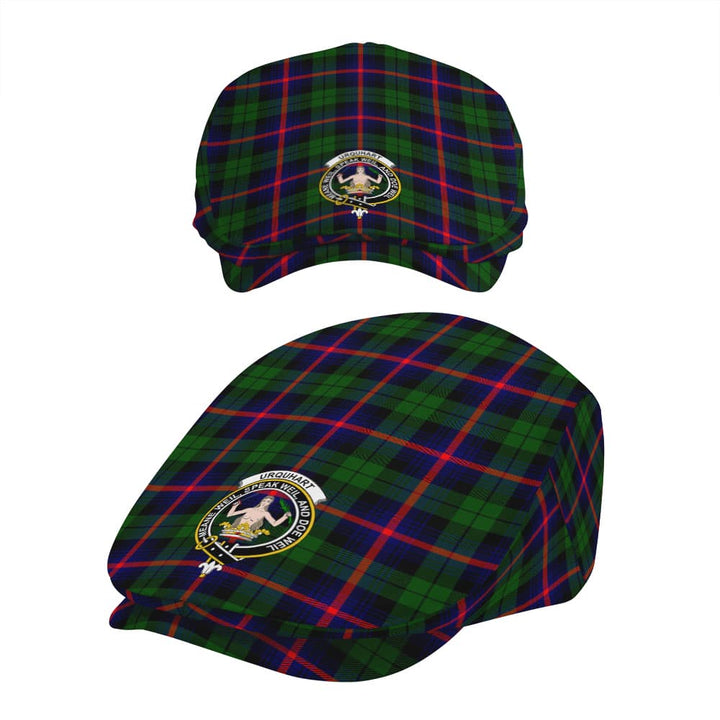 Scottish Urquhart Clan Crest Tartan Flat Cap Tartan Plaid 5