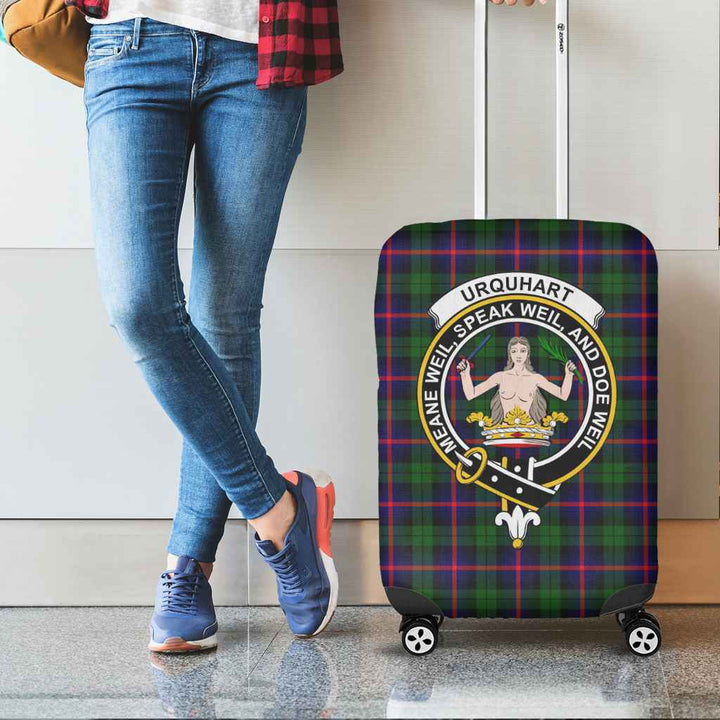 Scottish Urquhart Clan Crest Tartan Luggage Cover Tartan Plaid 2