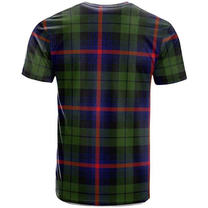 Scottish Urquhart Clan Crest Tartan T-Shirt Back Side Tartan Plaid