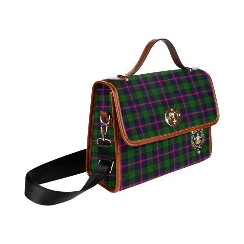 Scottish Urquhart Clan Crest Tartan Waterproof Canvas Bag Tartan Plaid 3