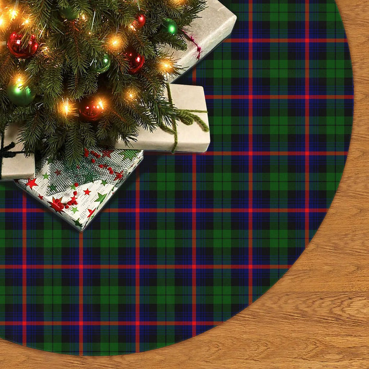 Scottish Urquhart Modern Clan Tartan Christmas Tree Skirt No Tassels 2 Tartan Plaid