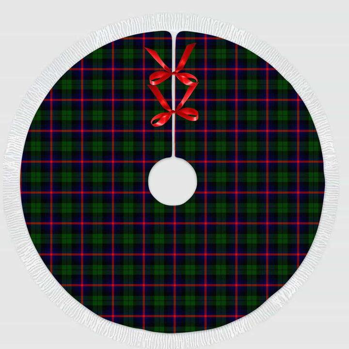 Scottish Urquhart Modern Clan Tartan Christmas Tree Skirt Tassels 1 Tartan Plaid