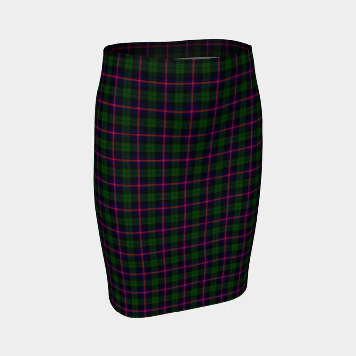 Scottish Urquhart Modern Clan Tartan Fitted Skirt Tartan Plaid 1