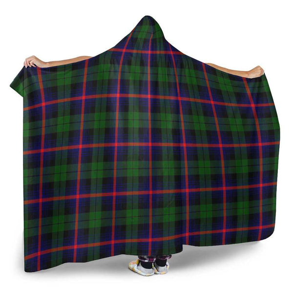 Scottish Urquhart Modern Clan Tartan Hooded Blanket Tartan Plaid 2