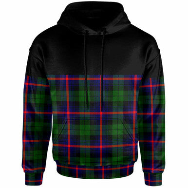 Scottish Urquhart Modern Clan Tartan Hoodie - Horizontal Style Front Side Tartan Plaid