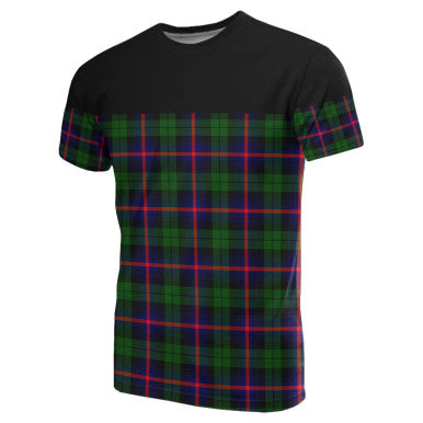 Scottish Urquhart Modern Clan Tartan T-Shirt Horizontal Style Front Side Tartan Plaid