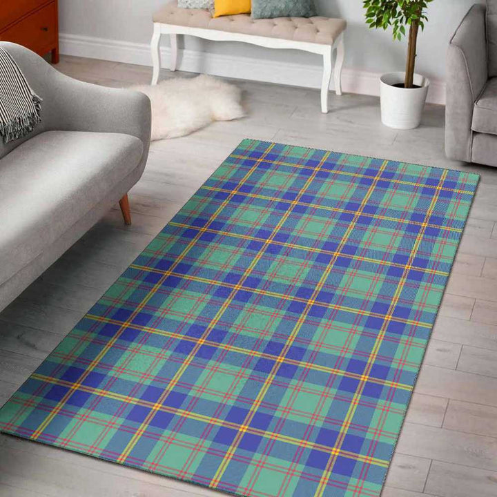 Scottish US Marine Clan Tartan Area Rug Tartan Plaid 1