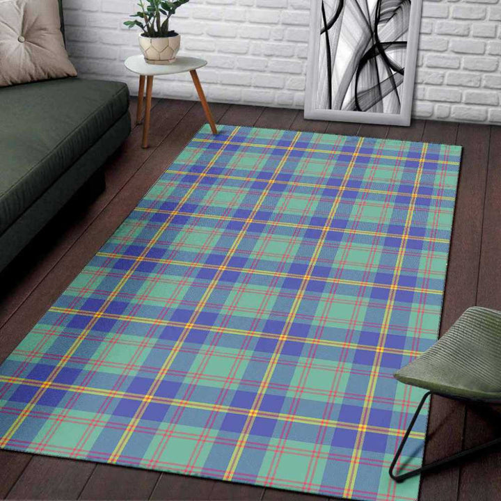 Scottish US Marine Clan Tartan Area Rug Tartan Plaid 3
