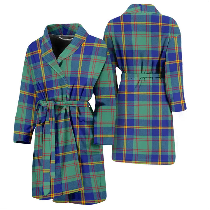 Scottish US Marine Clan Tartan Bathrobe 3