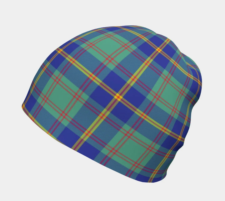 Scottish US Marine Clan Tartan Beanie 2 Tartan Plaid