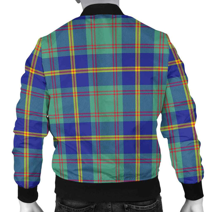 Scottish US Marine Clan Tartan Bomber Jacket Tartan Plaid 3