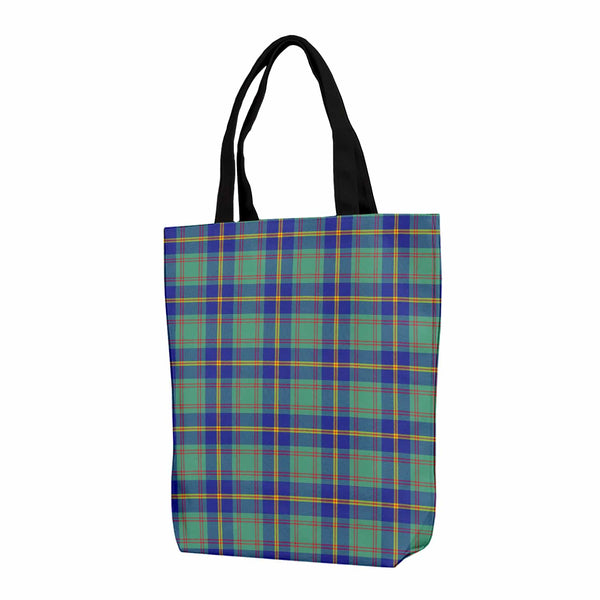 Scottish US Marine Clan Tartan Canvas Bag With Shoulder Strap Tartan Plaid 1