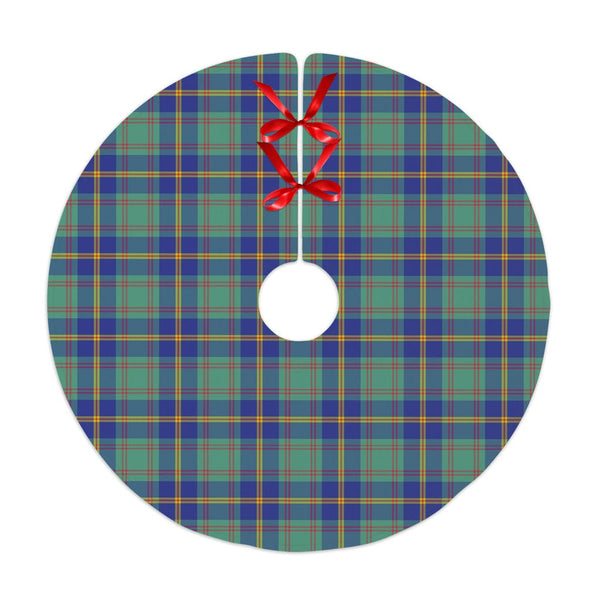 Scottish US Marine Clan Tartan Christmas Tree Skirt No Tassels 1 Tartan Plaid