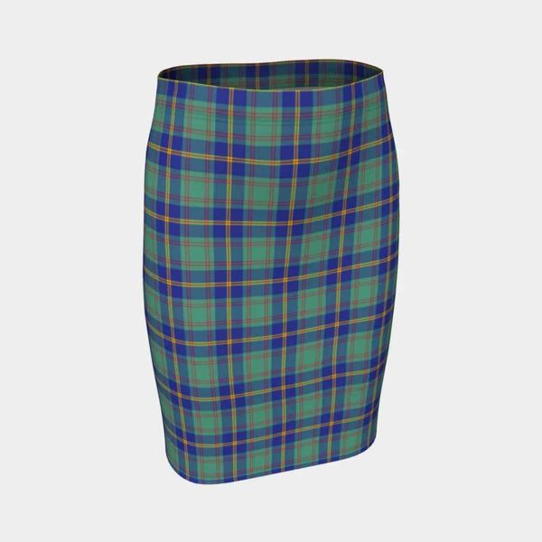 Scottish US Marine Clan Tartan Fitted Skirt Tartan Plaid 1