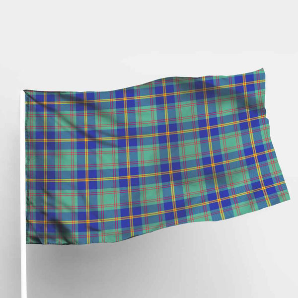 Scottish US Marine Clan Tartan Flag Parade Tartan Plaid 1