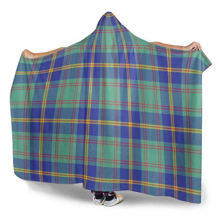 Scottish US Marine Clan Tartan Hooded Blanket Tartan Plaid 3