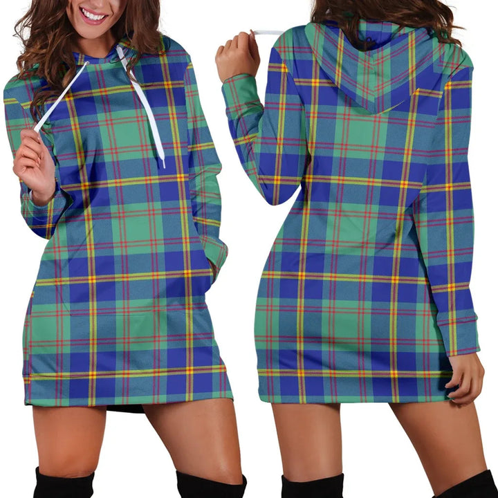 Scottish US Marine Clan Tartan Hoodie Dress