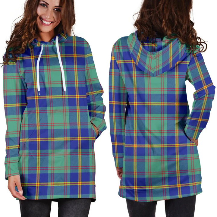 Scottish US Marine Clan Tartan Hoodie Dress