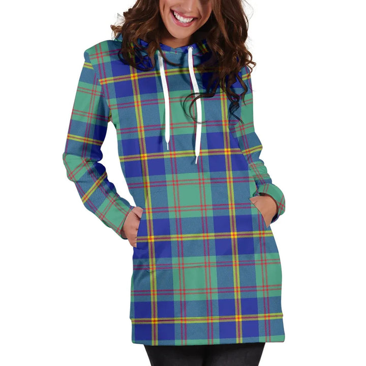 Scottish US Marine Clan Tartan Hoodie Dress