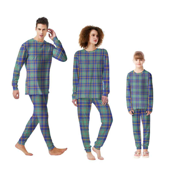 Scottish US Marine Clan Tartan Pajama Set Tartan Plaid
