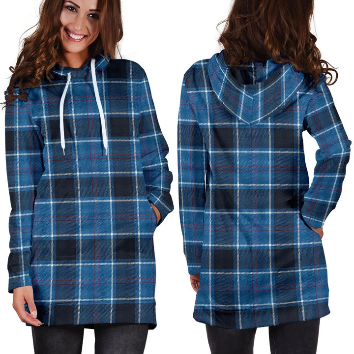 Scottish US Navy Clan Tartan Hoodie Dress