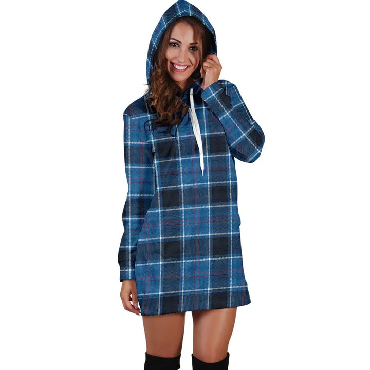 Scottish US Navy Clan Tartan Hoodie Dress