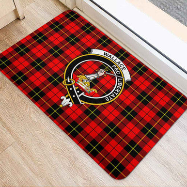 Scottish Wallace Clan Crest Tartan Door Mat Tartan Plaid 2