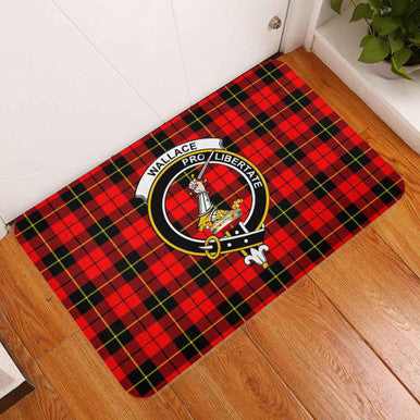 Scottish Wallace Clan Crest Tartan Door Mat Tartan Plaid 3