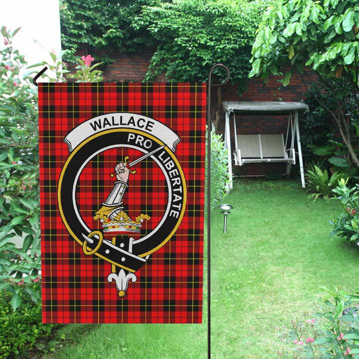 Scottish Wallace Clan Crest Tartan Garden Flag Tartan Plaid 2