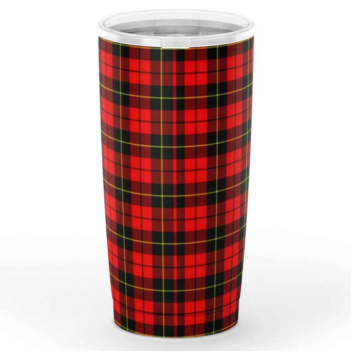 Scottish Wallace Clan Crest Tartan Insulated Tumbler Tartan Plaid 2