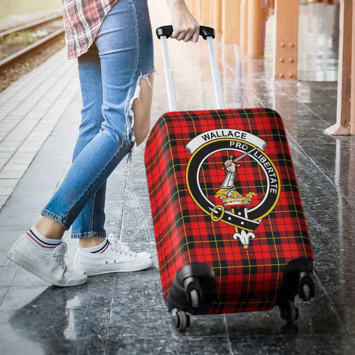 Scottish Wallace Clan Crest Tartan Luggage Cover Tartan Plaid 3