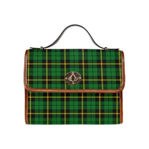 Scottish Wallace Hunting - Green Clan Tartan Waterproof Canvas Bag Tartan Plaid 2