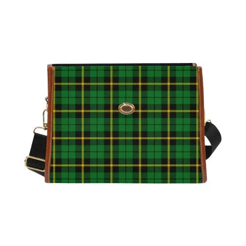 Scottish Wallace Hunting - Green Clan Tartan Waterproof Canvas Bag Tartan Plaid 1