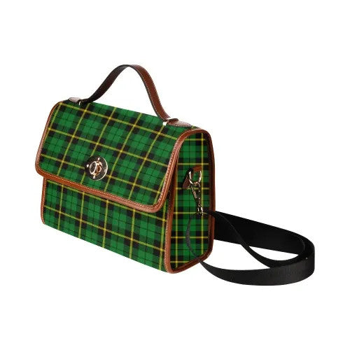 Scottish Wallace Hunting - Green Clan Tartan Waterproof Canvas Bag Tartan Plaid 4