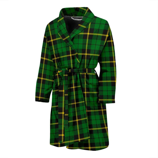 Scottish Wallace Hunting - Green Clan Tartan Bathrobe 2