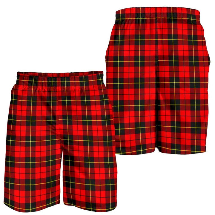 Scottish Wallace Hunting - Red Clan Tartan Men's Shorts