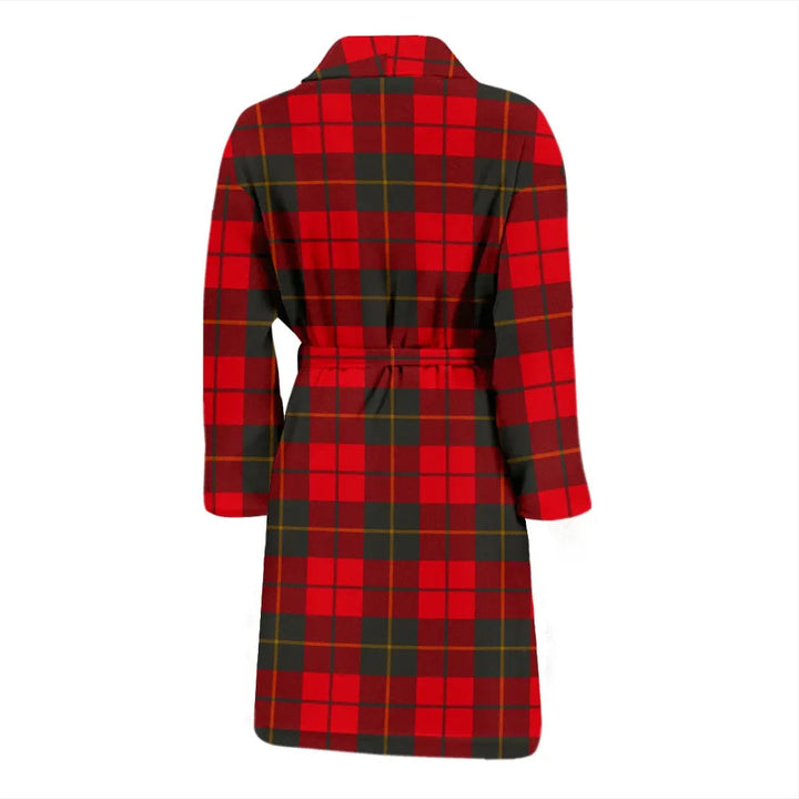 Scottish Wallace Weathered Clan Tartan Bathrobe 2