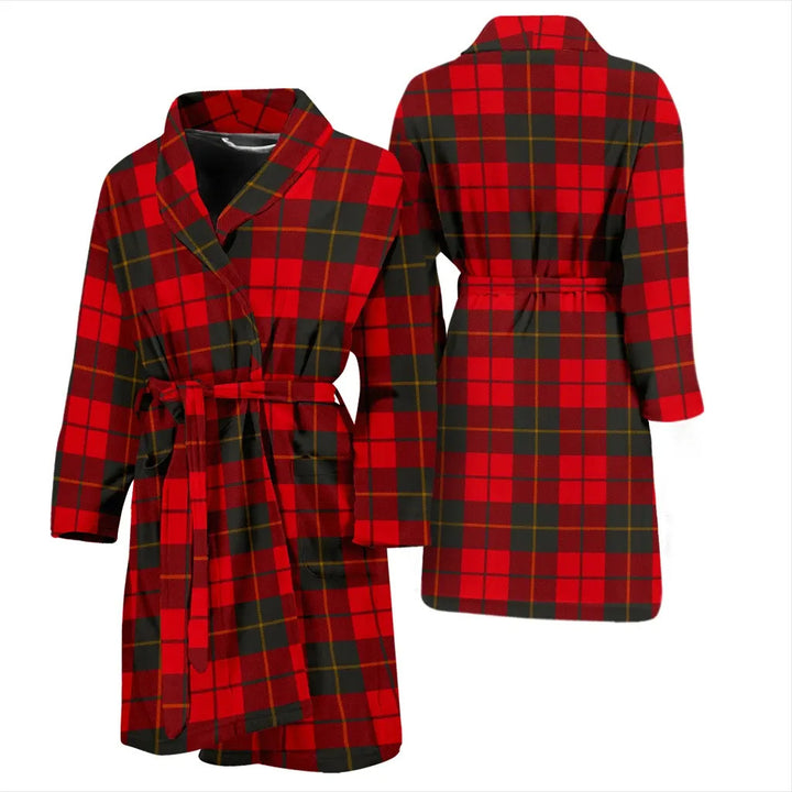 Scottish Wallace Weathered Clan Tartan Bathrobe 3