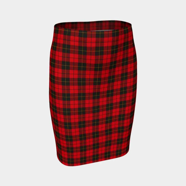 Scottish Wallace Weathered Clan Tartan Fitted Skirt Tartan Plaid 1