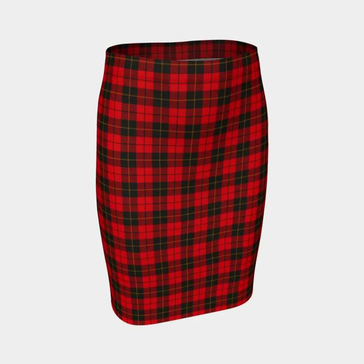 Scottish Wallace Weathered Clan Tartan Fitted Skirt Tartan Plaid 1
