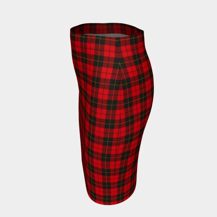 Scottish Wallace Weathered Clan Tartan Fitted Skirt Tartan Plaid 2