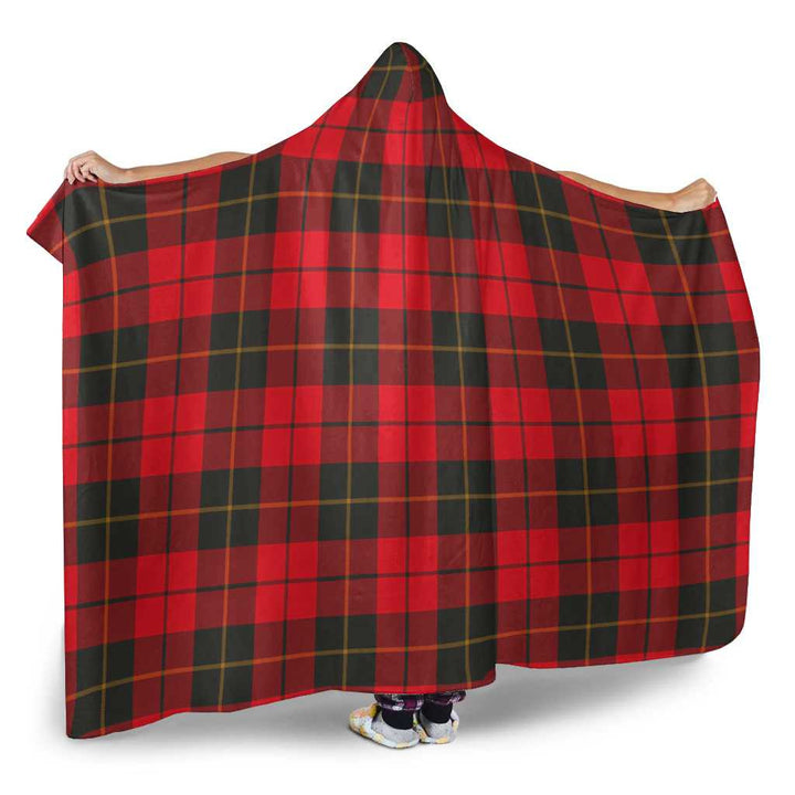 Scottish Wallace Weathered Clan Tartan Hooded Blanket Tartan Plaid 2