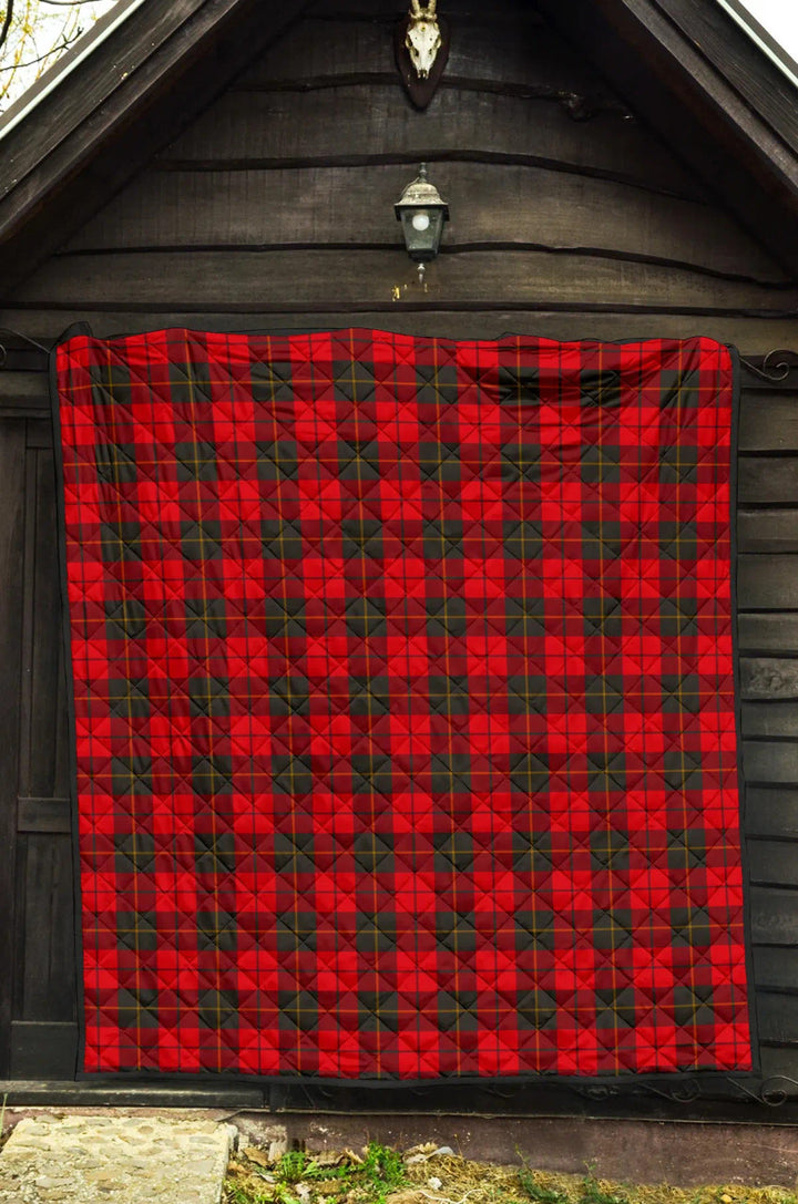 Scottish Wallace Weathered Clan Tartan Quilt Tartan Plaid 3