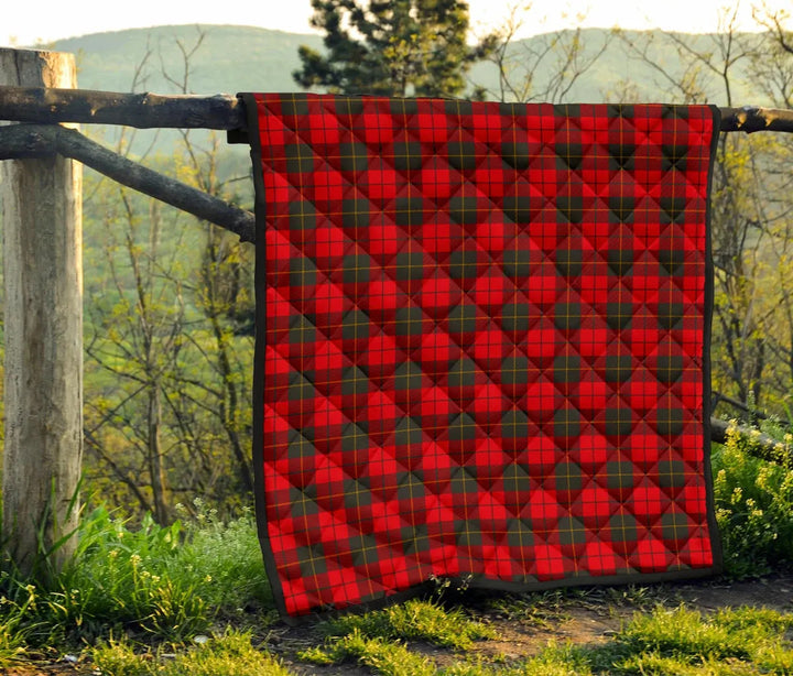 Scottish Wallace Weathered Clan Tartan Quilt Tartan Plaid 6