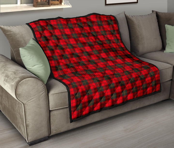 Scottish Wallace Weathered Clan Tartan Quilt Tartan Plaid 8